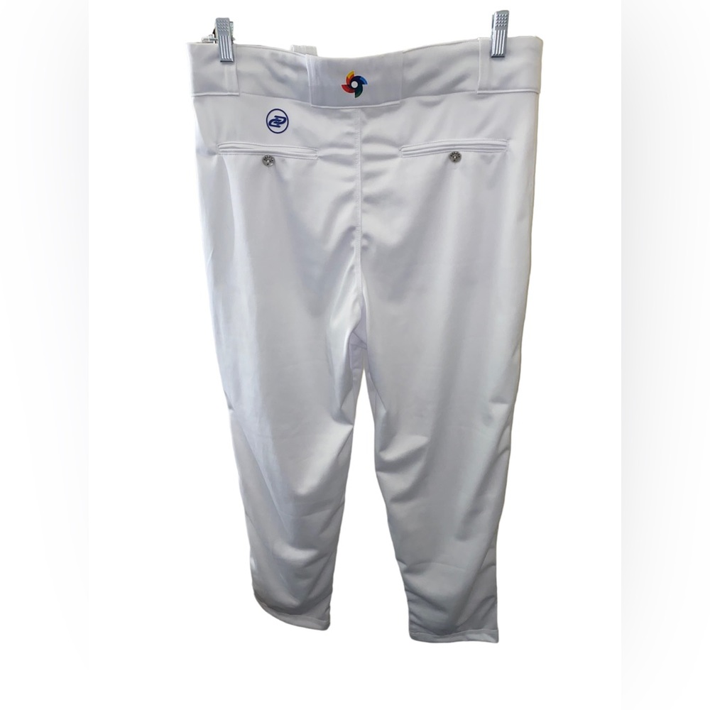 2023 World Baseball Classic Jesus Luzardo #44 Game Used White‎ Dezuca Pants - Picture 3 of 8